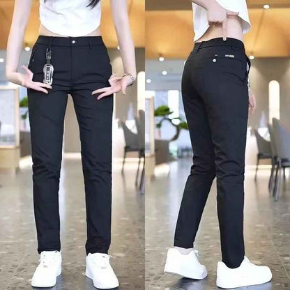 Pantalone donna Slim Fit moda coreana
