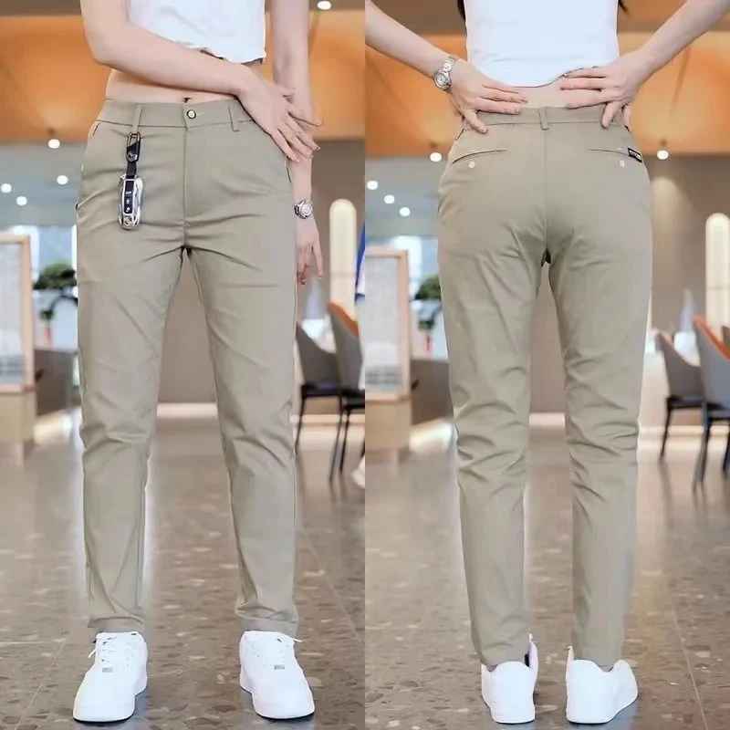 Pantalone donna Slim Fit moda coreana