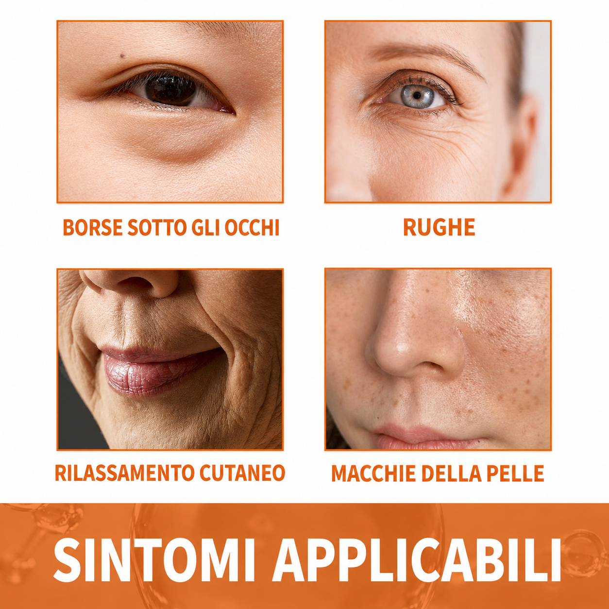 Siero viso rassodante al collagene. Rimozione delle rughe. Rassodante, Lifting Anti-età. Dissolvenza Linee sottili. Essenza Illumina. Siero idratante
