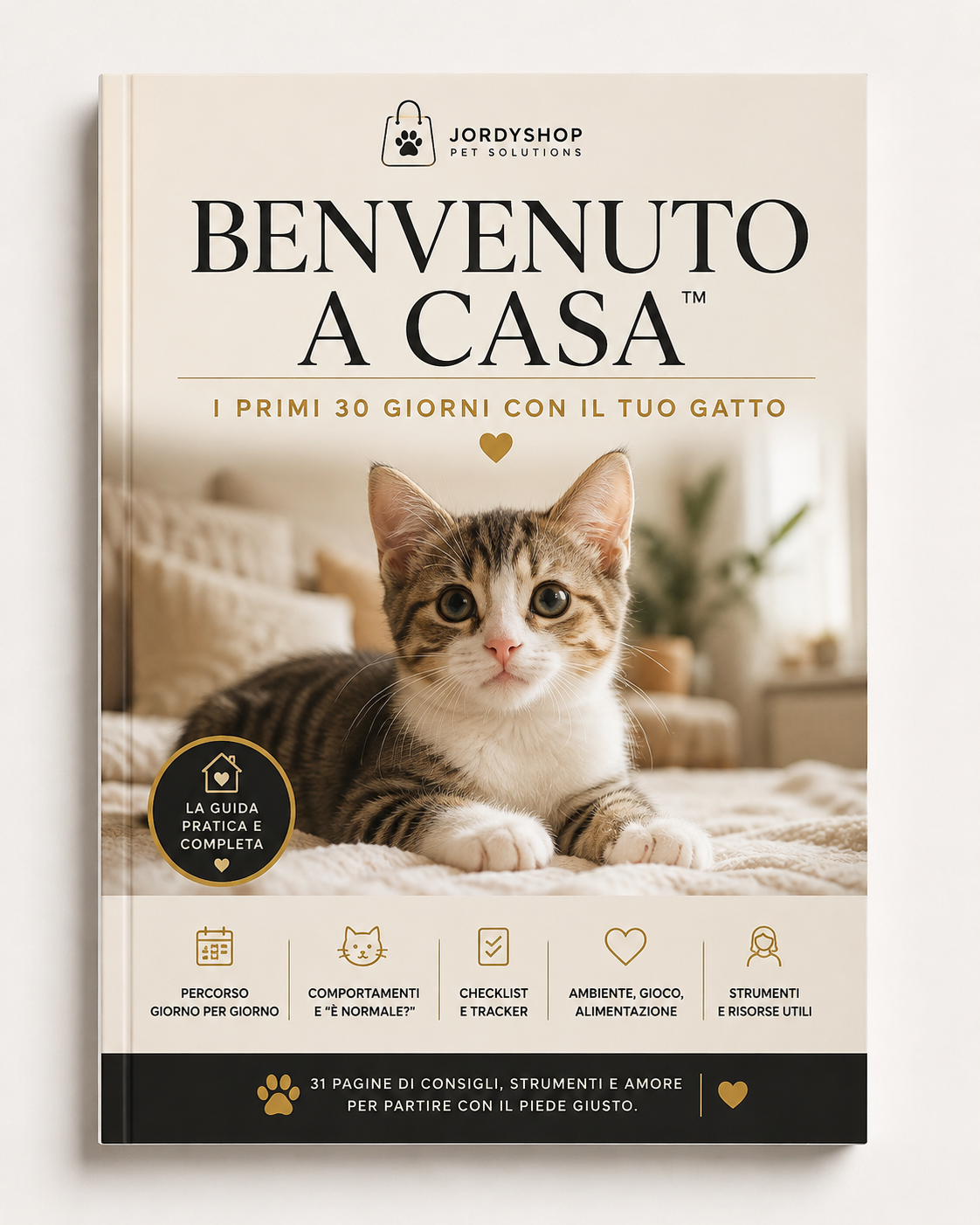 BENVENUTO A CASA™ – Kit Digitale Premium per i primi 30 giorni con il tuo gatto