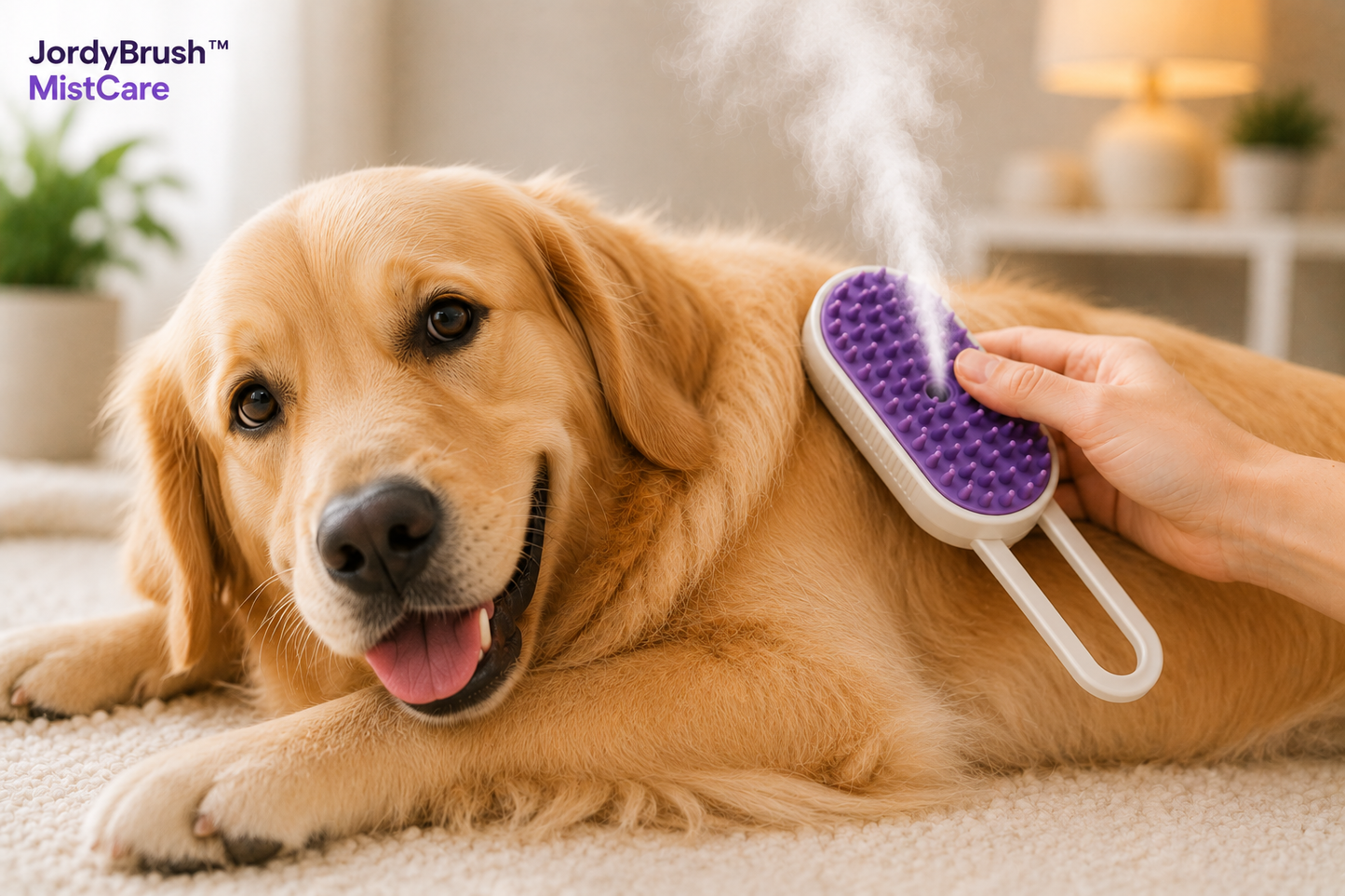 JordyBrush™ MistCare - Spazzola Nebulizzante 3 in 1 per cani e gatti