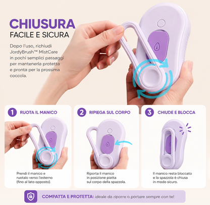 JordyBrush™ MistCare - Spazzola Nebulizzante 3 in 1 per cani e gatti