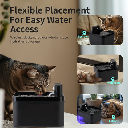 JordyFlow™- La fontana intelligente che invita il tuo gatto a bere di più.